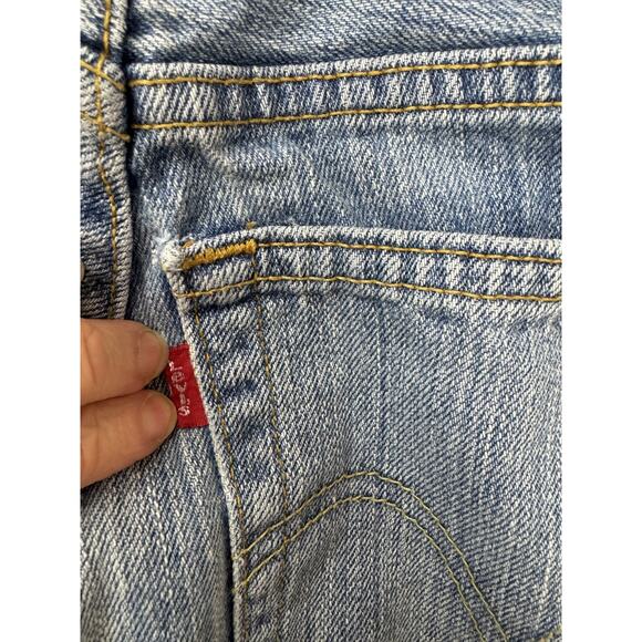 Levi's 569 Loose Straight Jeans Grunge Baggy Relaxed Light Wash Kids Size 10 S - Picture 11 of 12